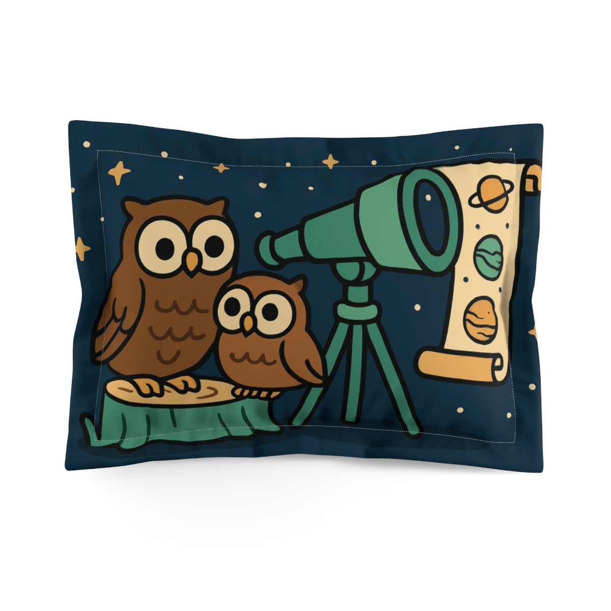 Time Telescope Owls comfortable bed pillows