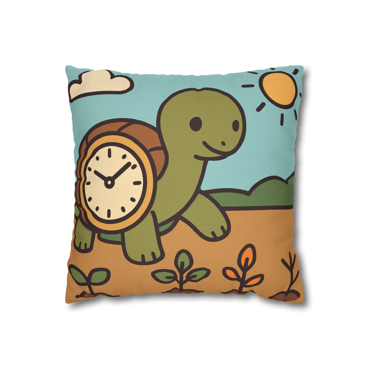 Time Travel Turtle Garden unique gift pillow cases