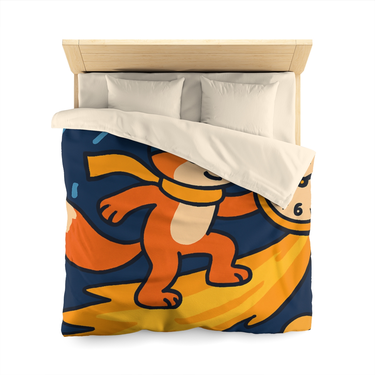 Time Traveling Comet Fox stylish duvet covers