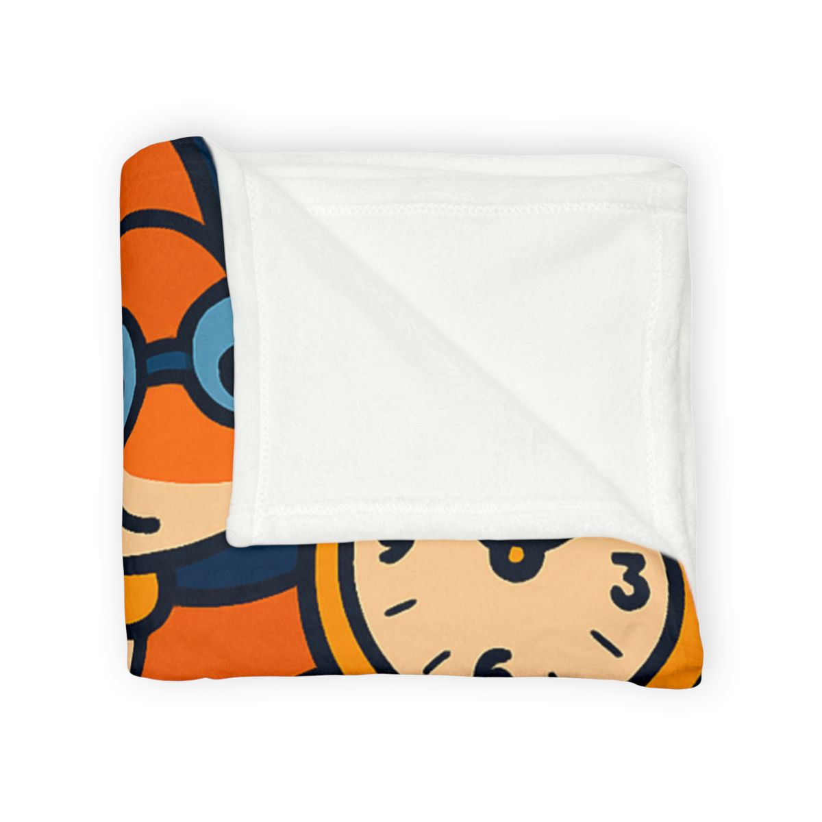 Time Traveling Comet Fox designer printed blankets