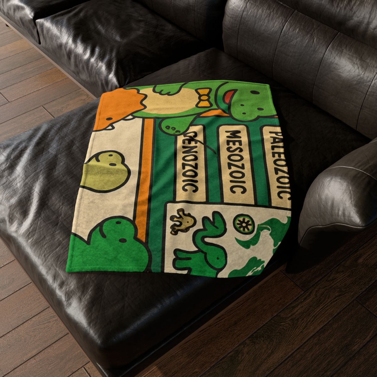 Time Traveling Dino Classroom designer printed blankets