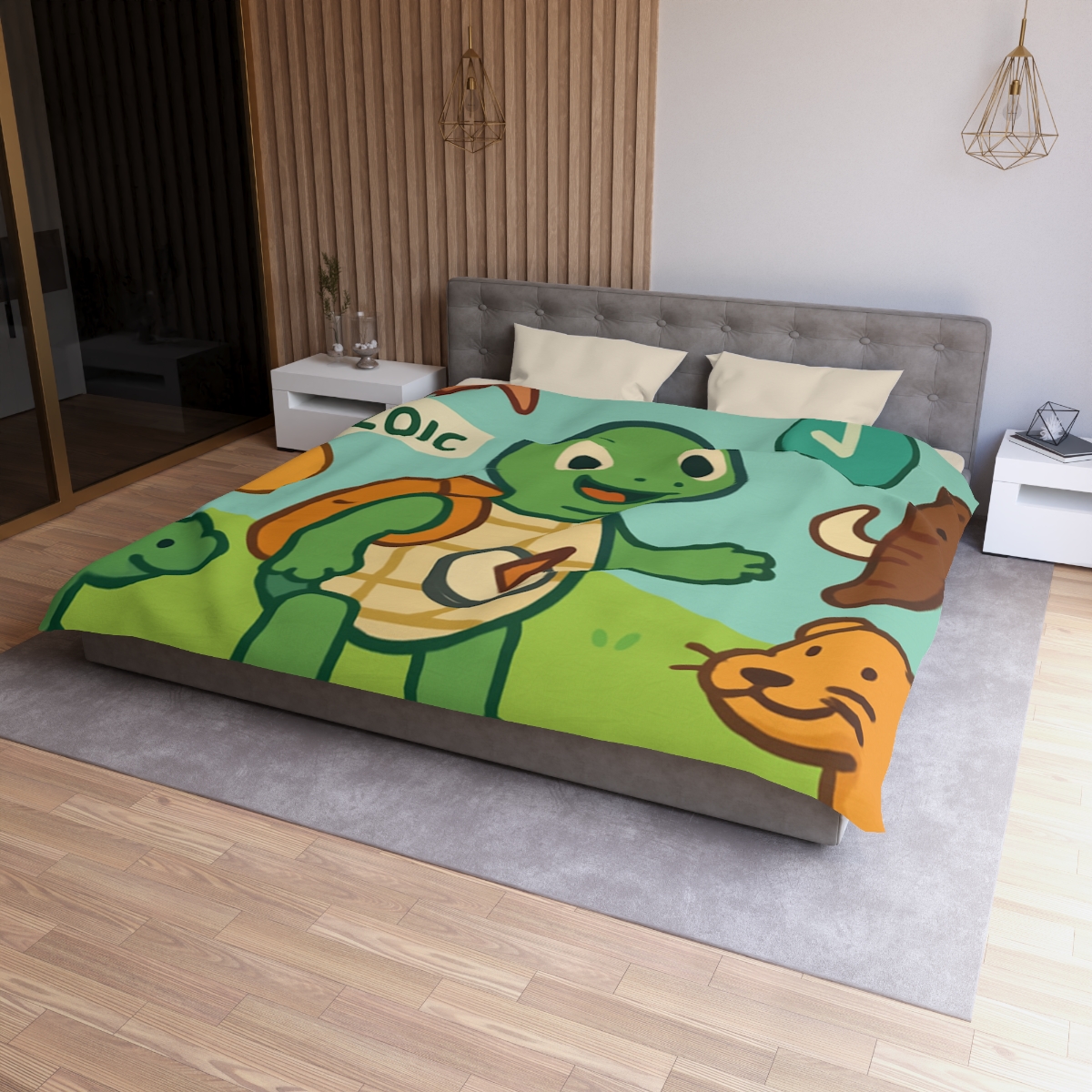 Time-Traveling Tortoise warm winter duvets