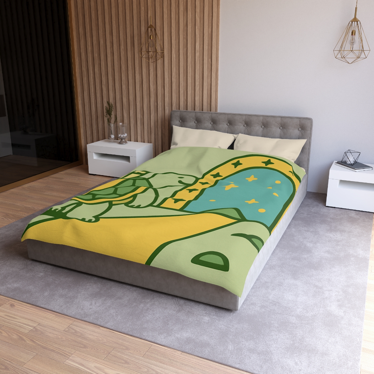 Time-Traveling Tortoise trendy bedroom duvets
