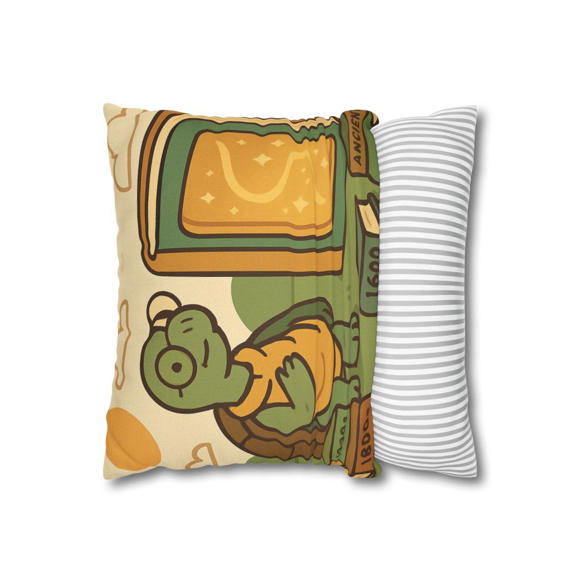 Time Traveling Tortoise Library stylish decorative pillowcases