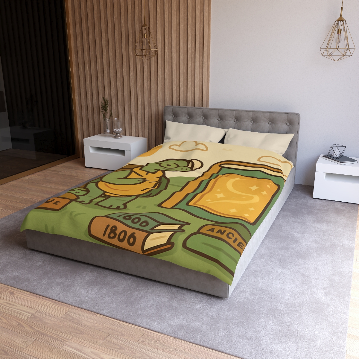 Time Traveling Tortoise Library warm winter duvets