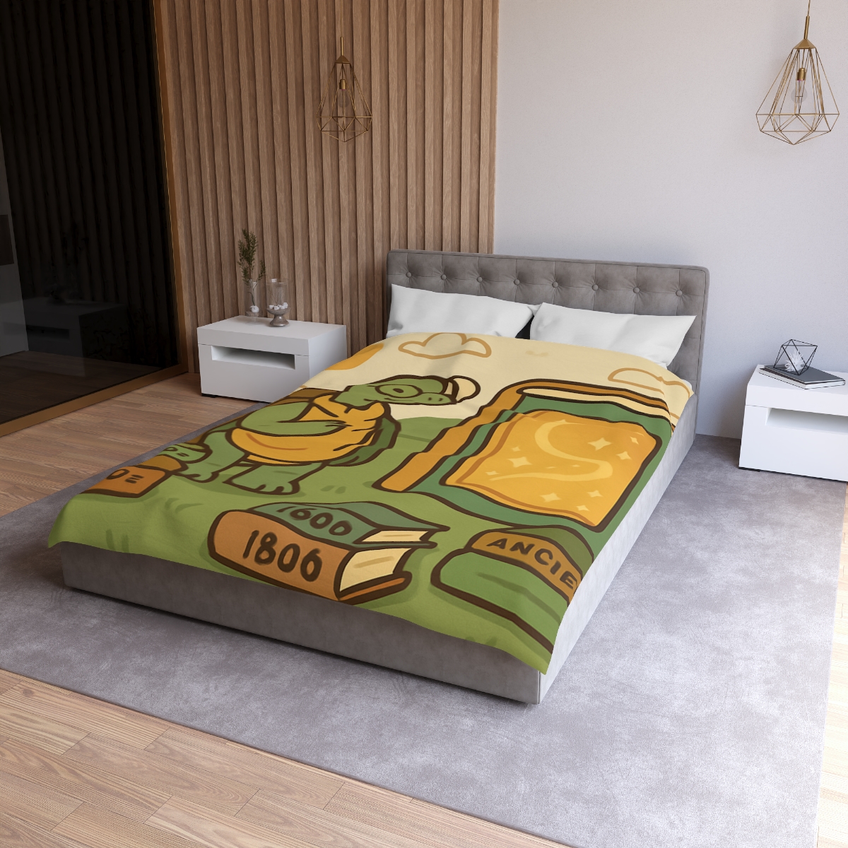 Time Traveling Tortoise Library warm winter duvets