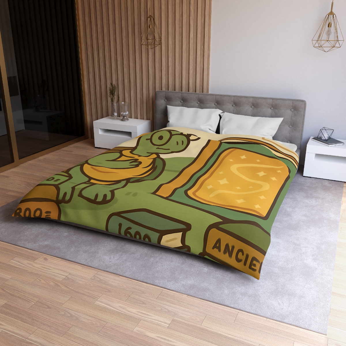 Time Traveling Tortoise Library warm winter duvets