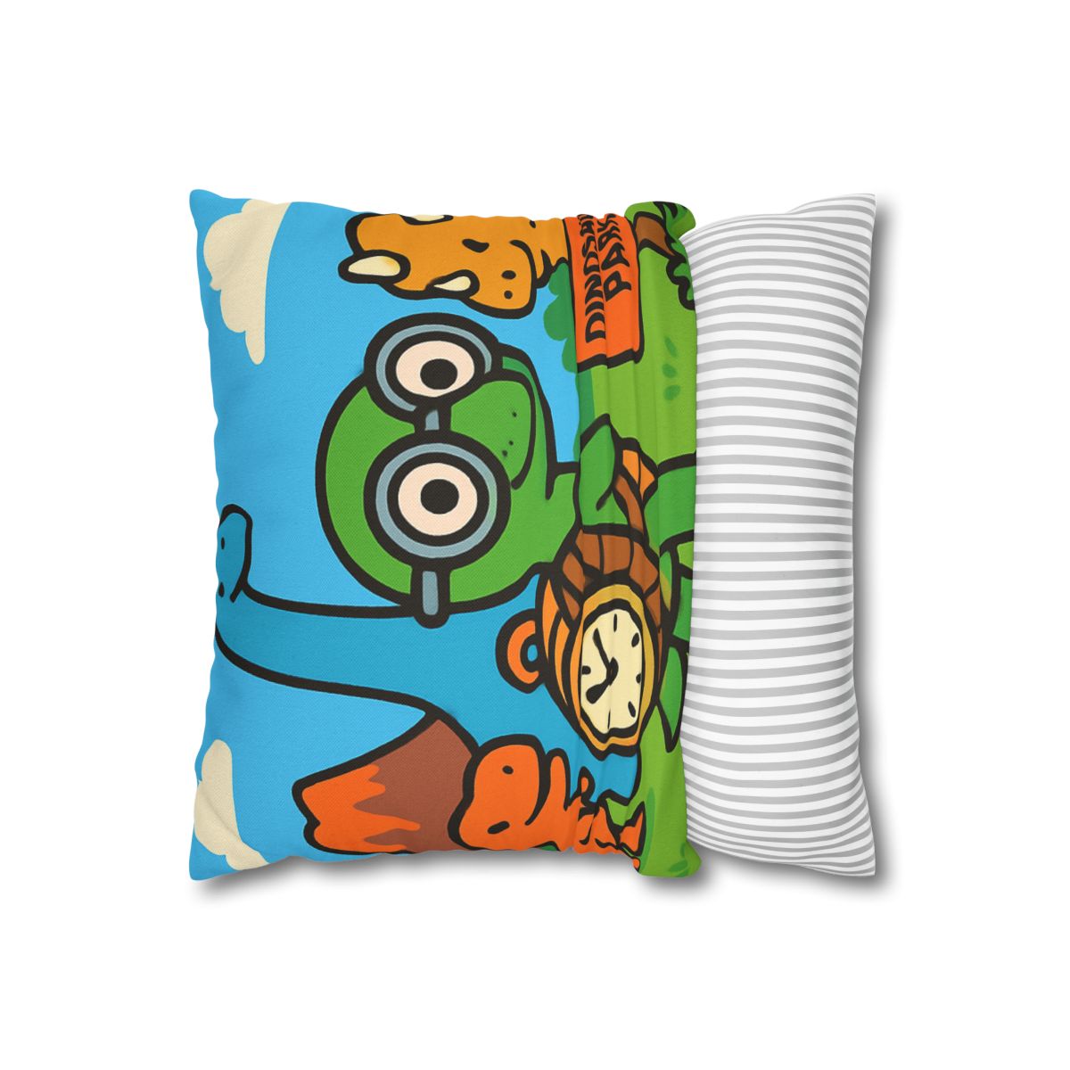 Time Traveling Turtle At The Dino Park unique gift pillow cases