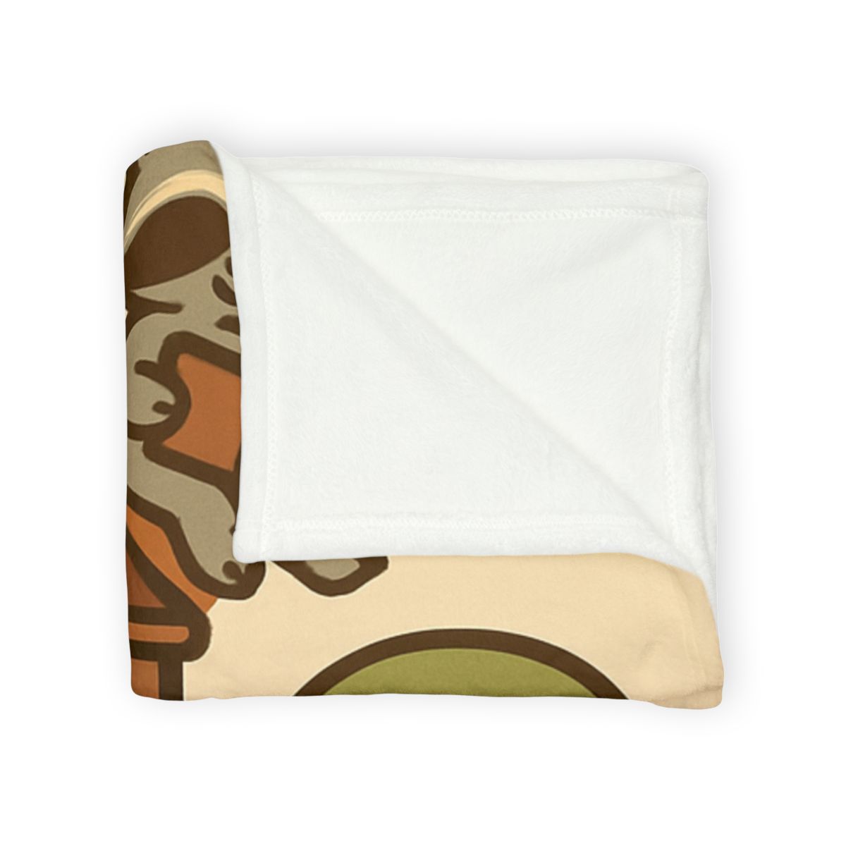 Time Traveling Turtle Library designer printed blankets