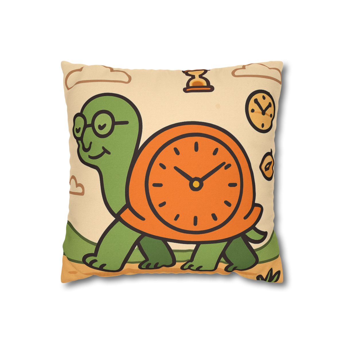 Time Turtle Journey unique gift pillow cases