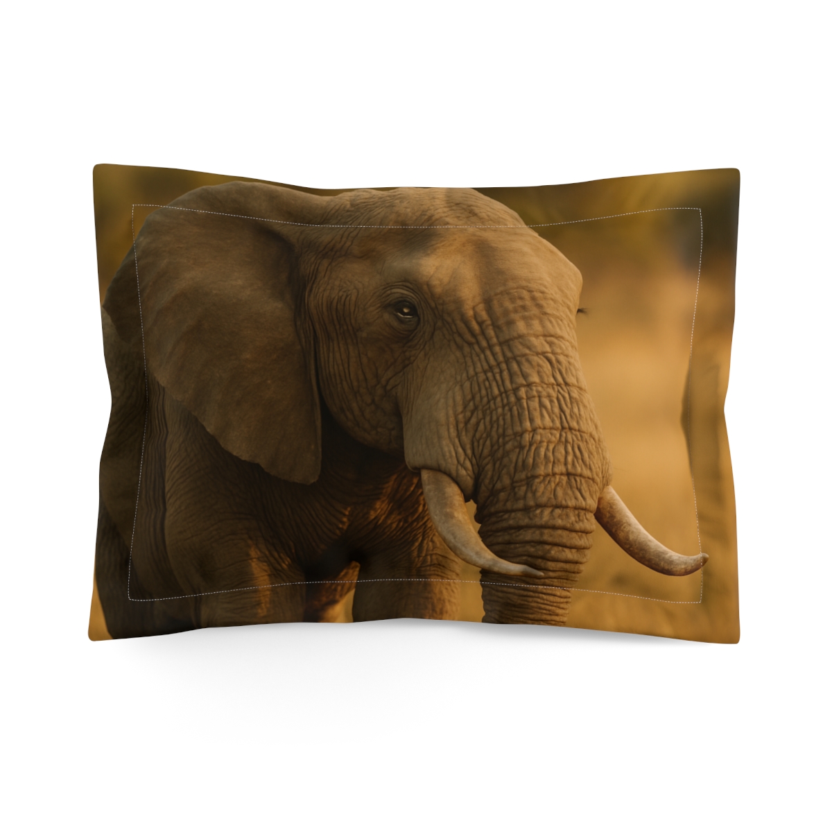 Towering Grazer Elephant trendy accent pillows