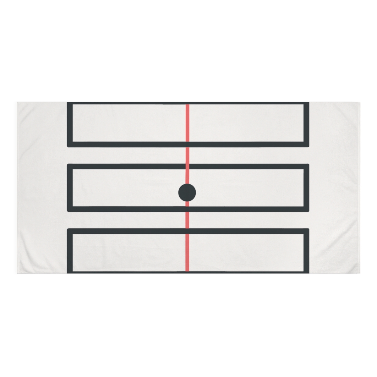 Transit Window Triptych designer printed towels