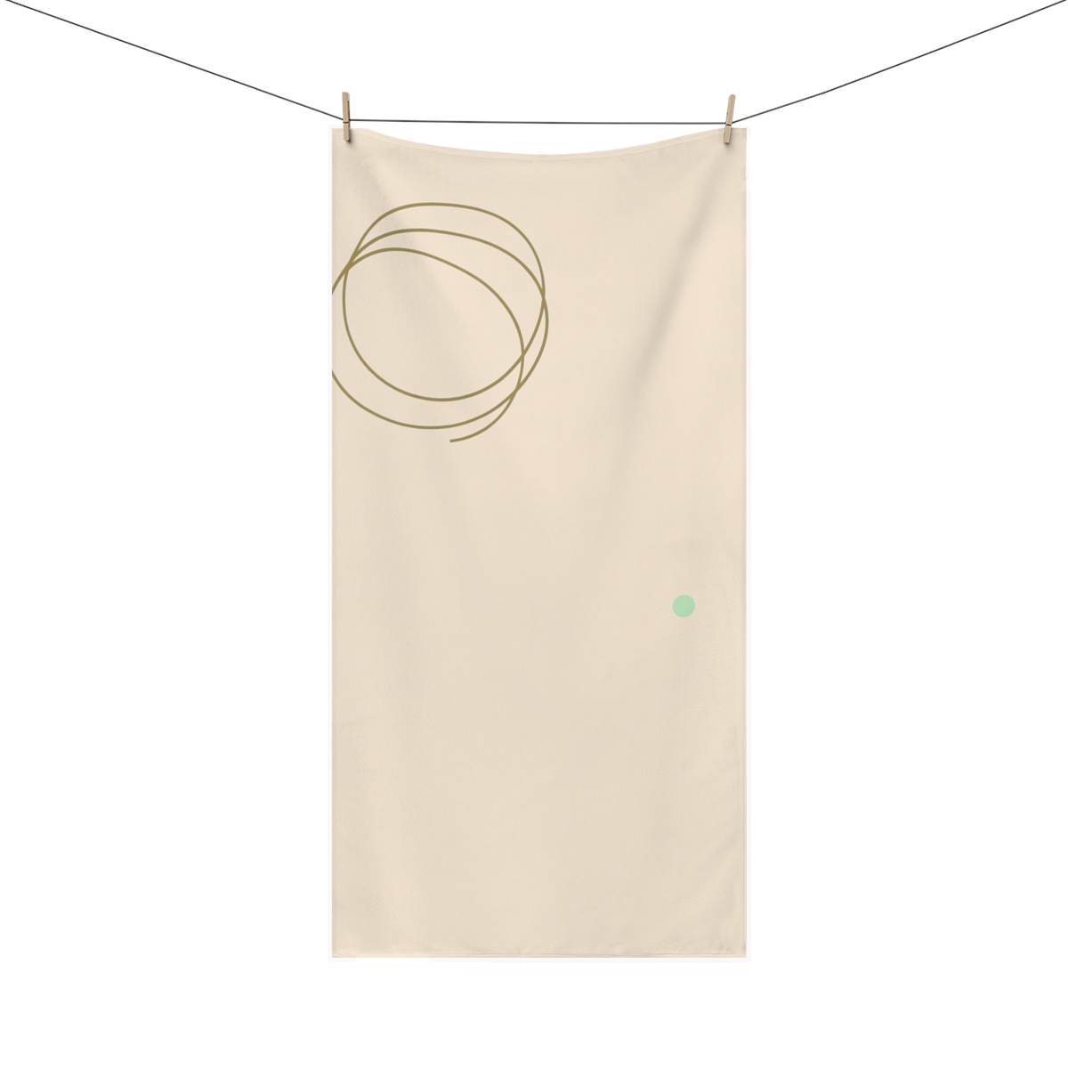 Triad Arcs And Resting Dot unique gift towels