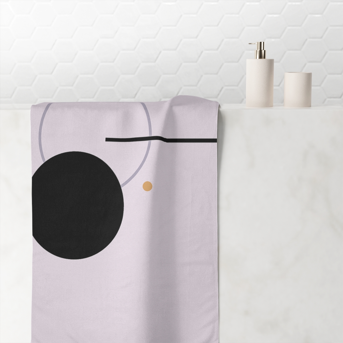 Triad Balance With Shared Edge decorative home towels