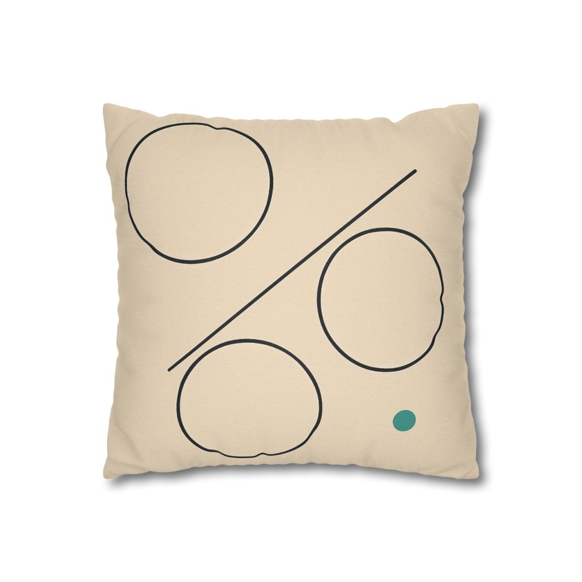Triad Discs With Shared Tangent Line personalized pillow covers