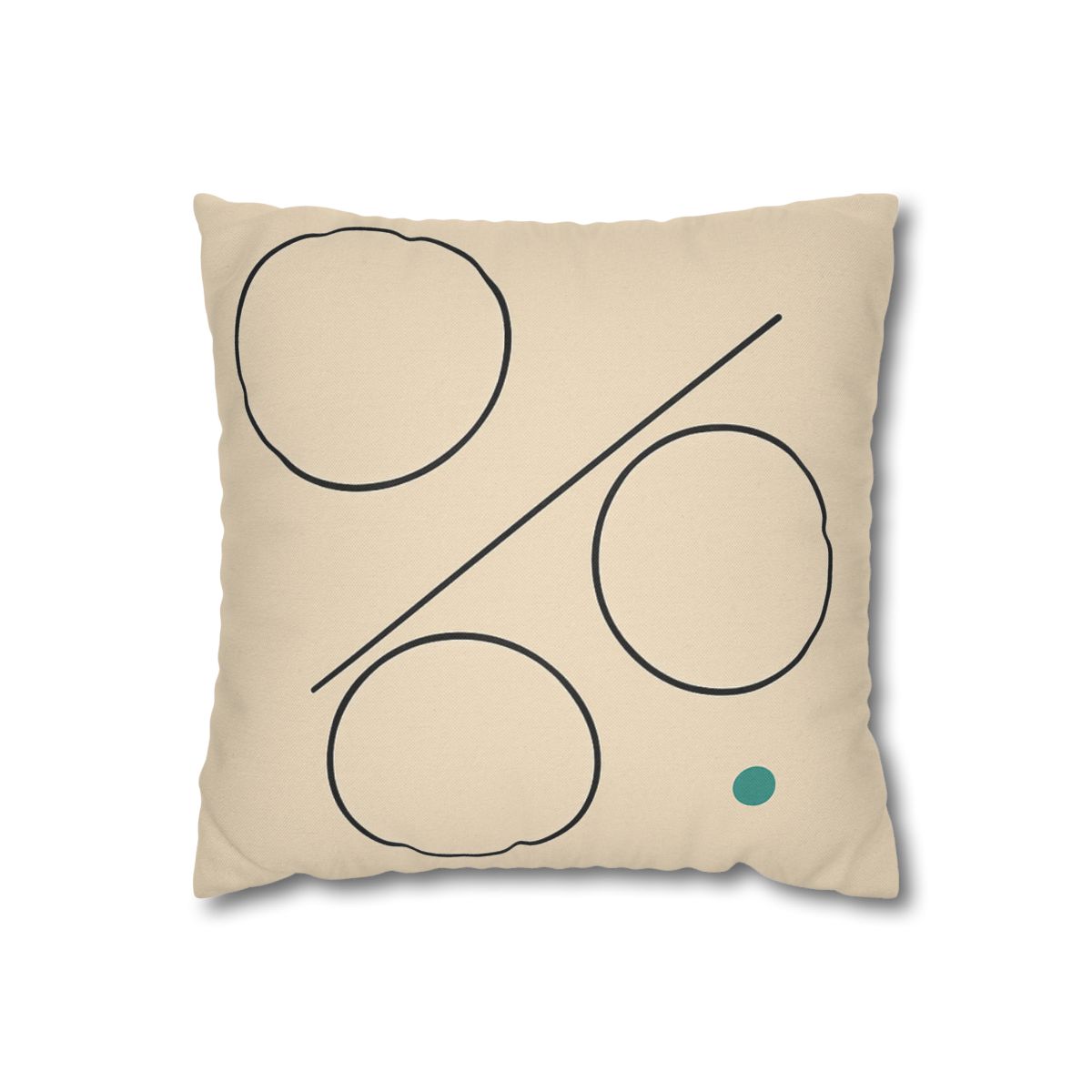 Triad Discs With Shared Tangent Line personalized pillow covers