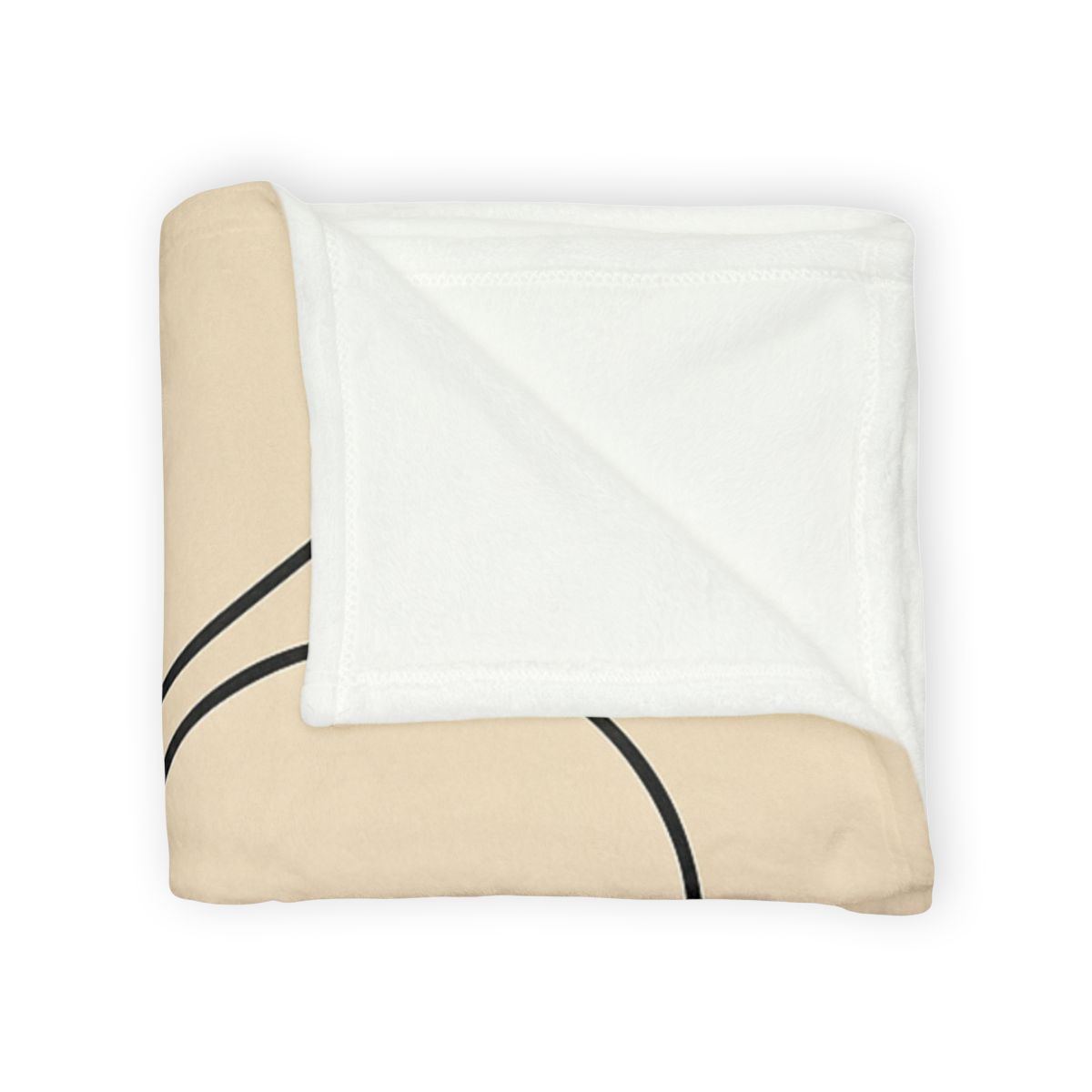 Triad Discs With Shared Tangent Line decorative home blankets