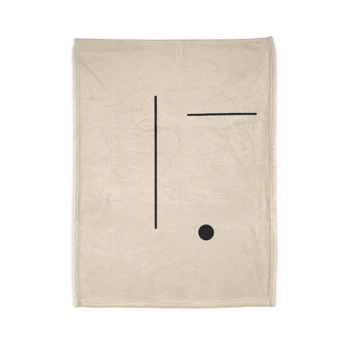 Triad Line And Dot Alignment soft fleece blankets