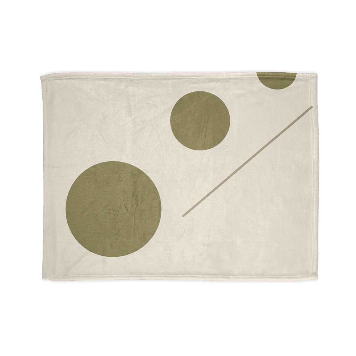 Triad Of Circles With Open Line trendy patterned blankets