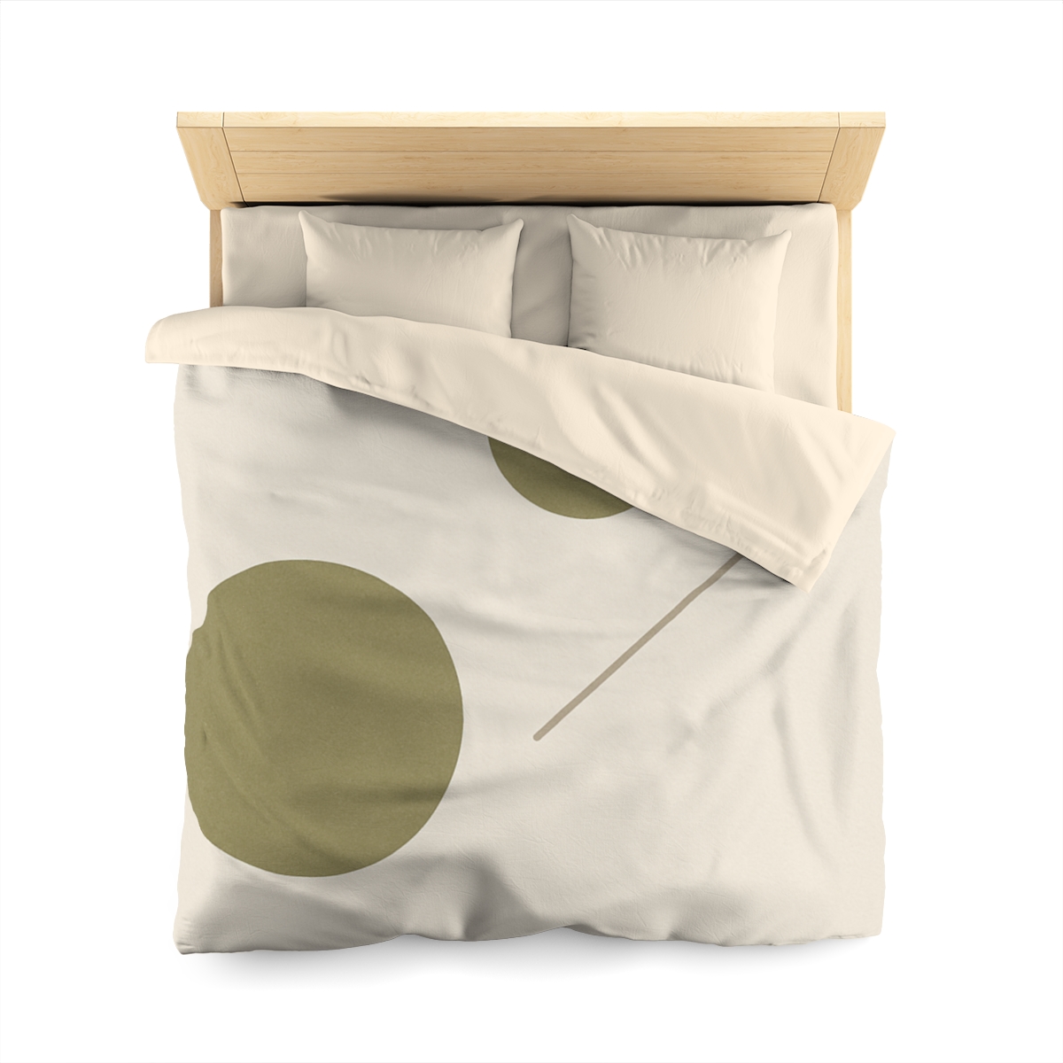 Triad Of Circles With Open Line personalized bedding duvets