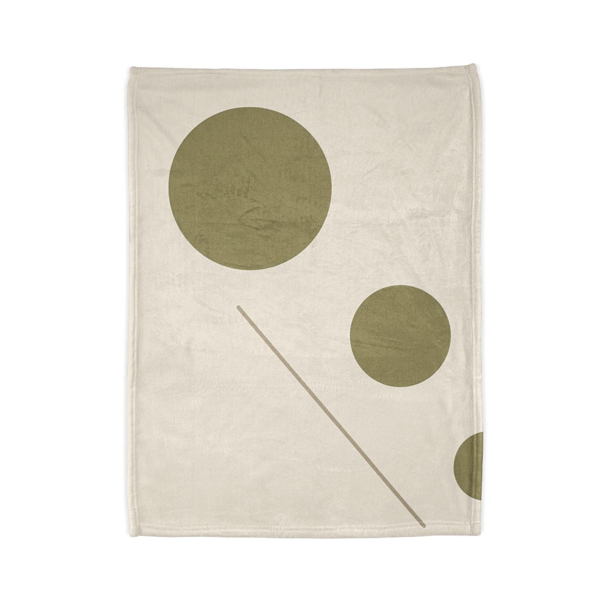 Triad Of Circles With Open Line trendy patterned blankets