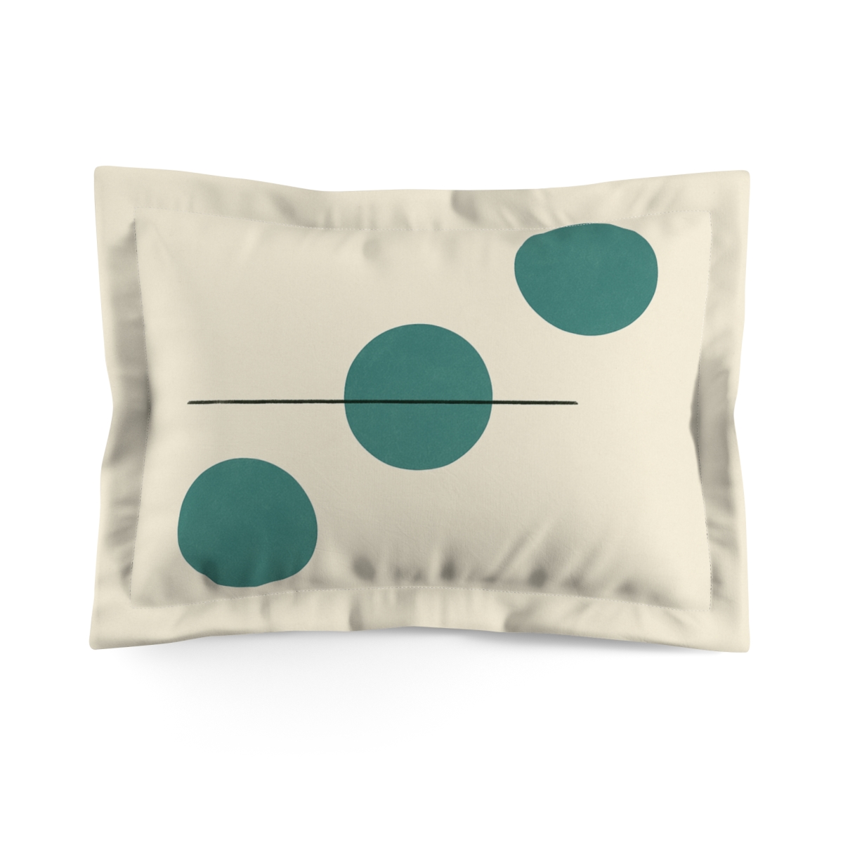 Triad Of Circles With Quiet Line gift pillows for home