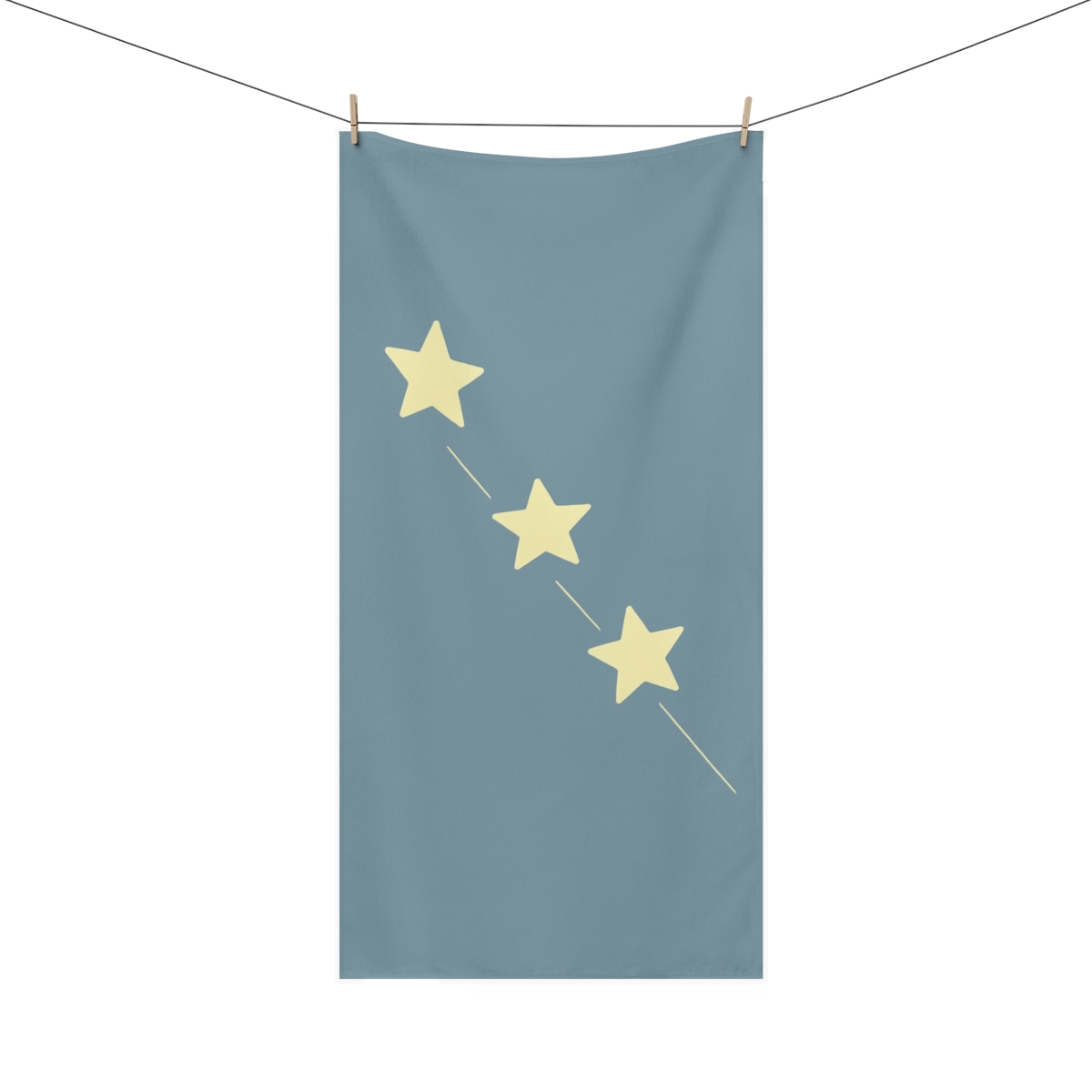 Triad Of Falling Stars designer printed towels