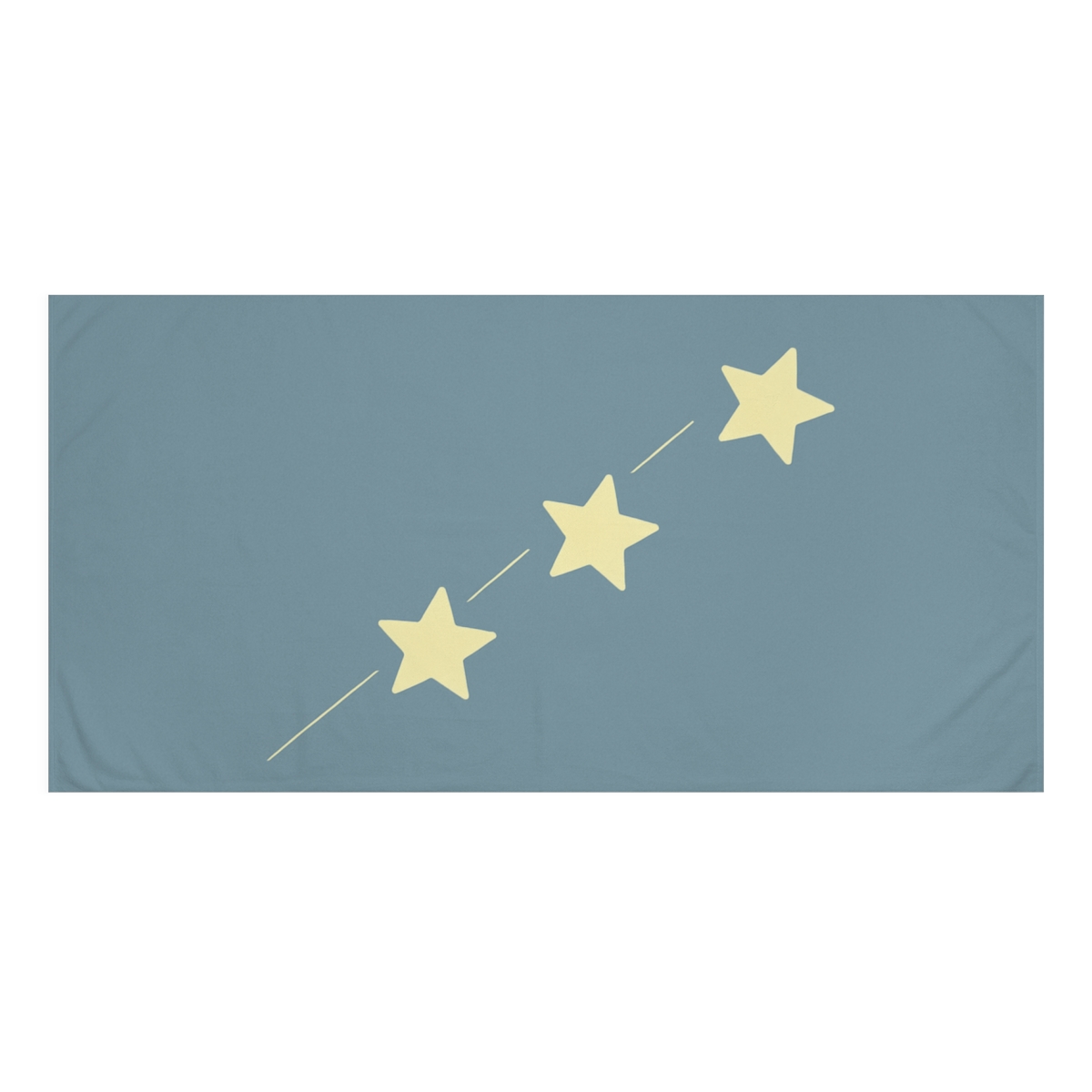 Triad Of Falling Stars designer printed towels