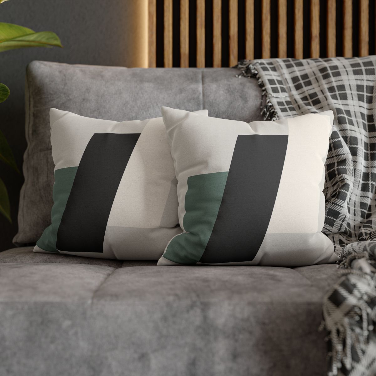 Triad Of Floating Panels trendy patterned pillow cases