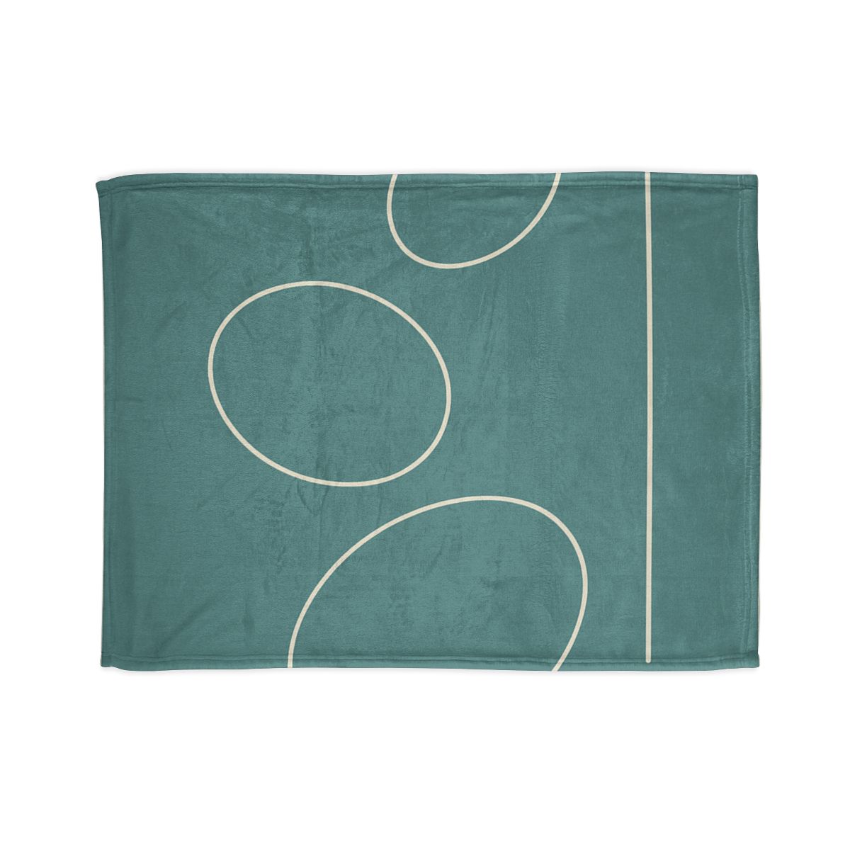 Triad Of Offset Ovals personalized cozy blankets