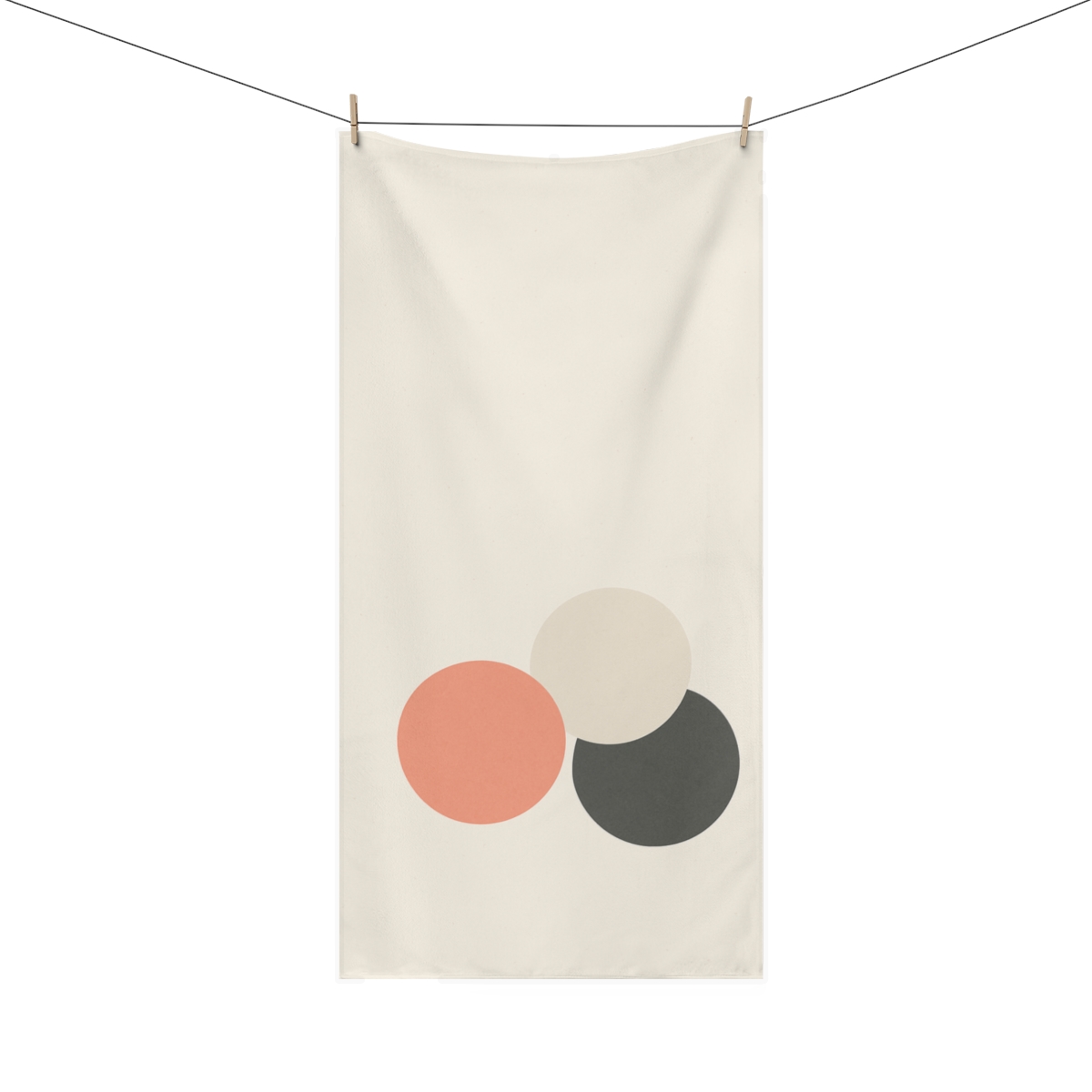 Triad Of Quiet Circles unique gift towels