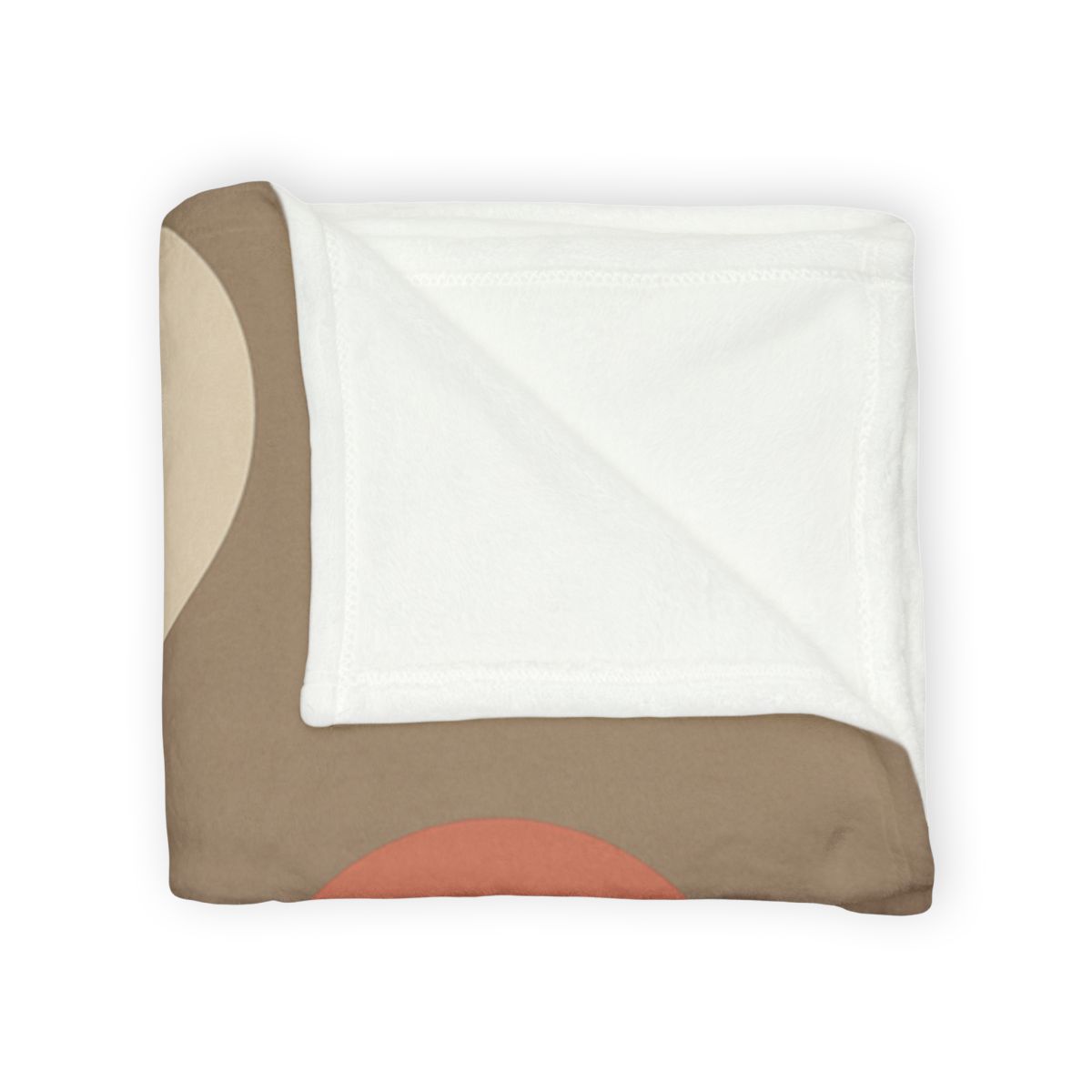 Triad Of Quiet Circles decorative home blankets