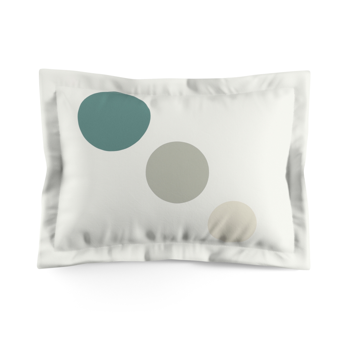 Triad Of Staggered Circles stylish throw pillows