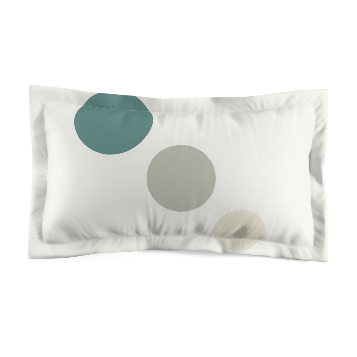 Triad Of Staggered Circles stylish throw pillows