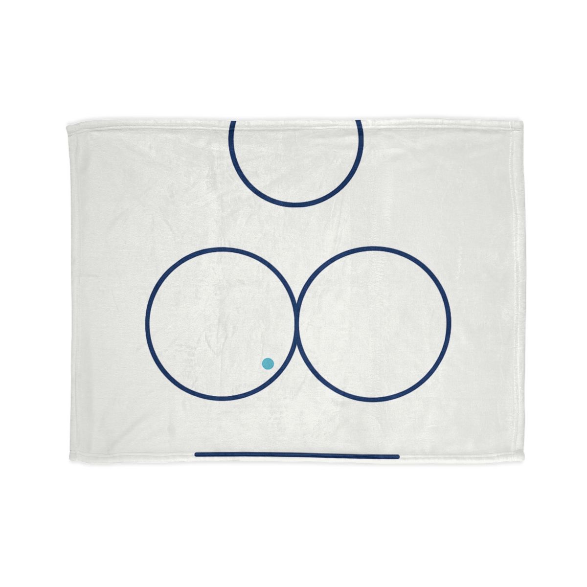 Triad Rings With Shared Tangent personalized cozy blankets