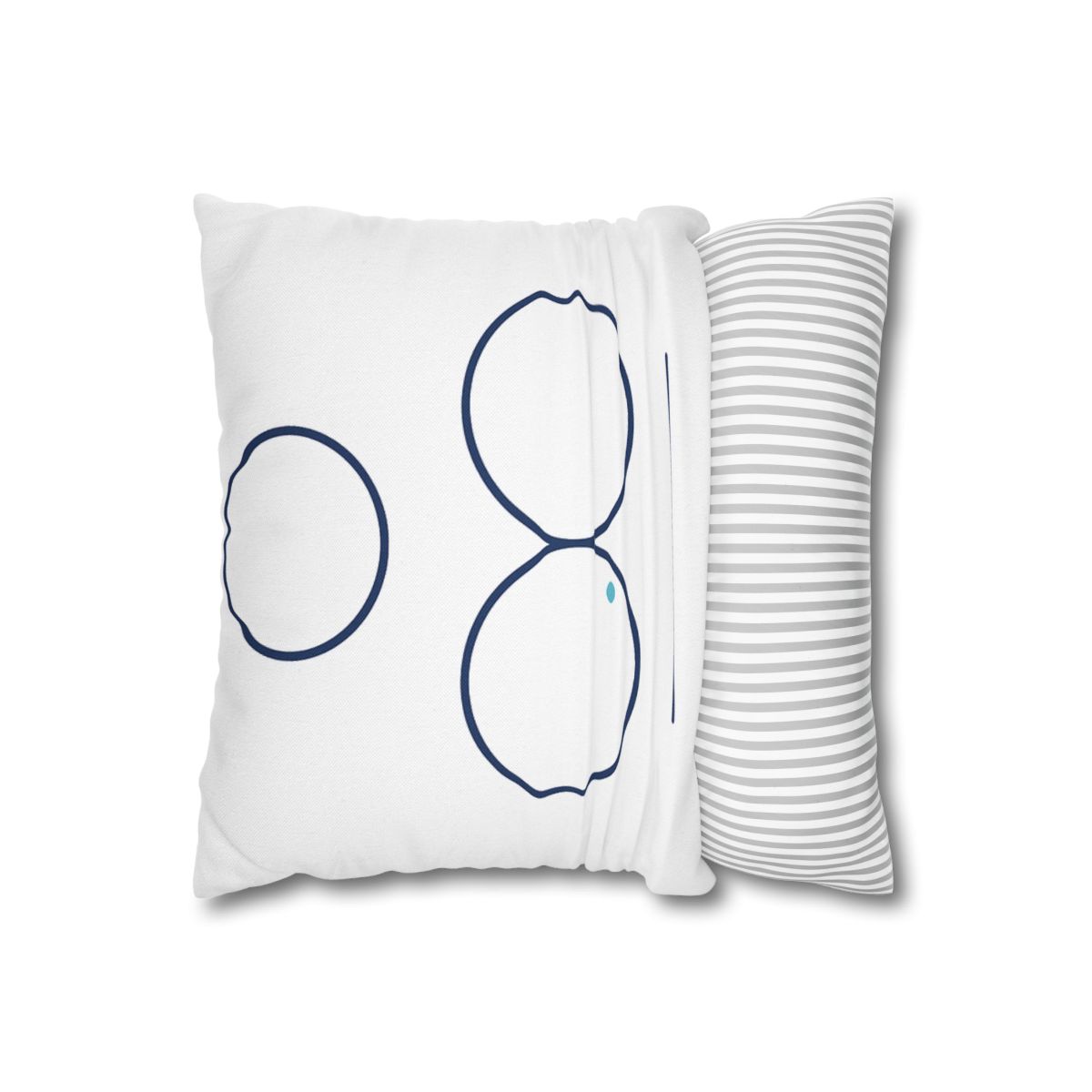 Triad Rings With Shared Tangent custom pillow cases