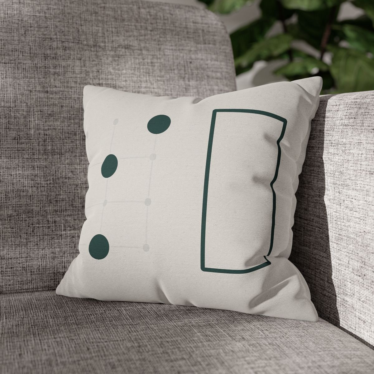 Triad Signal Grid personalized pillow covers