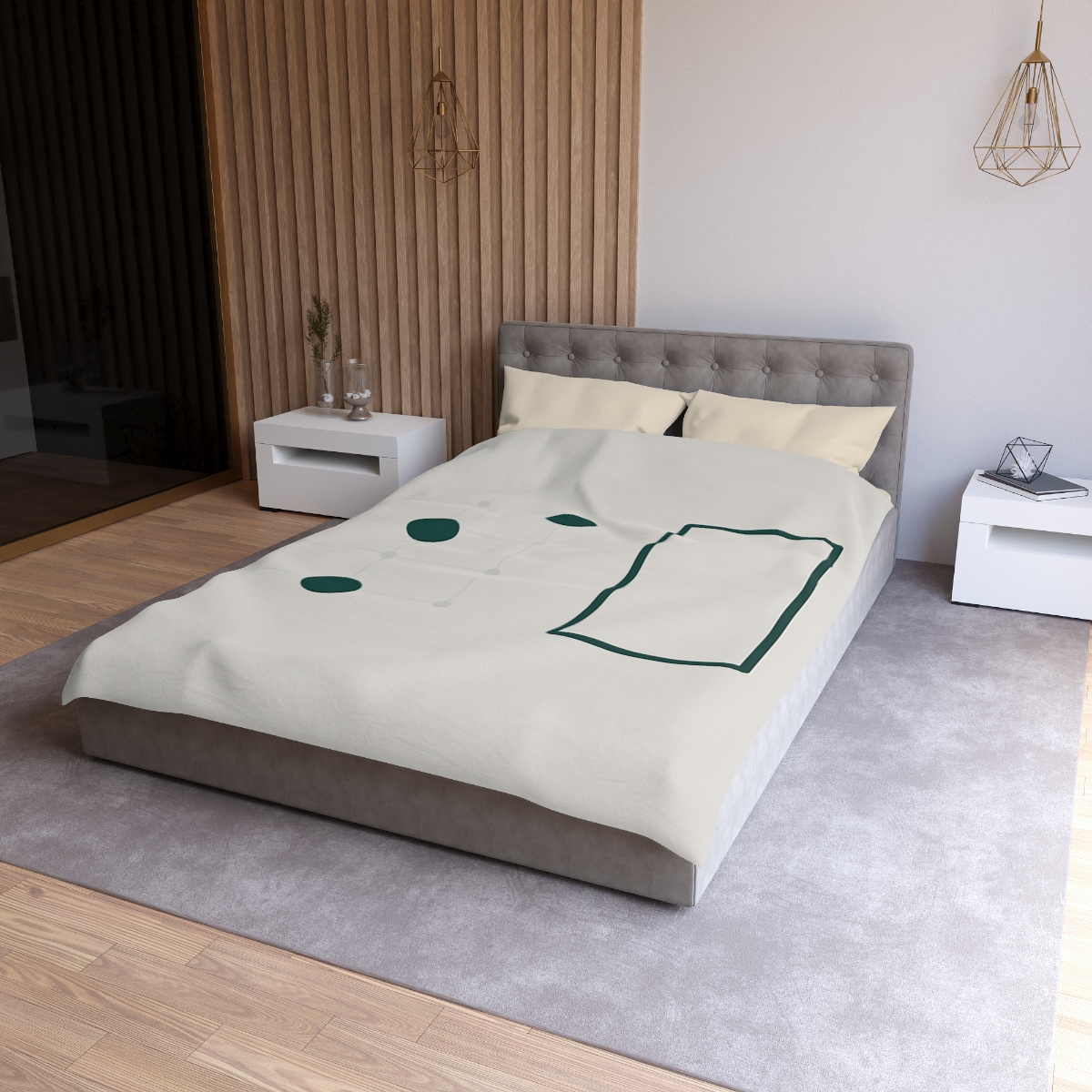 Triad Signal Grid custom duvets