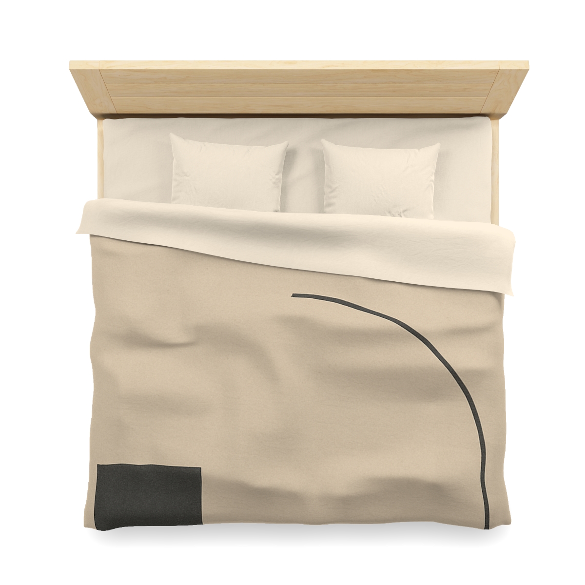 Triadic Arc And Square Balance soft comforter duvets