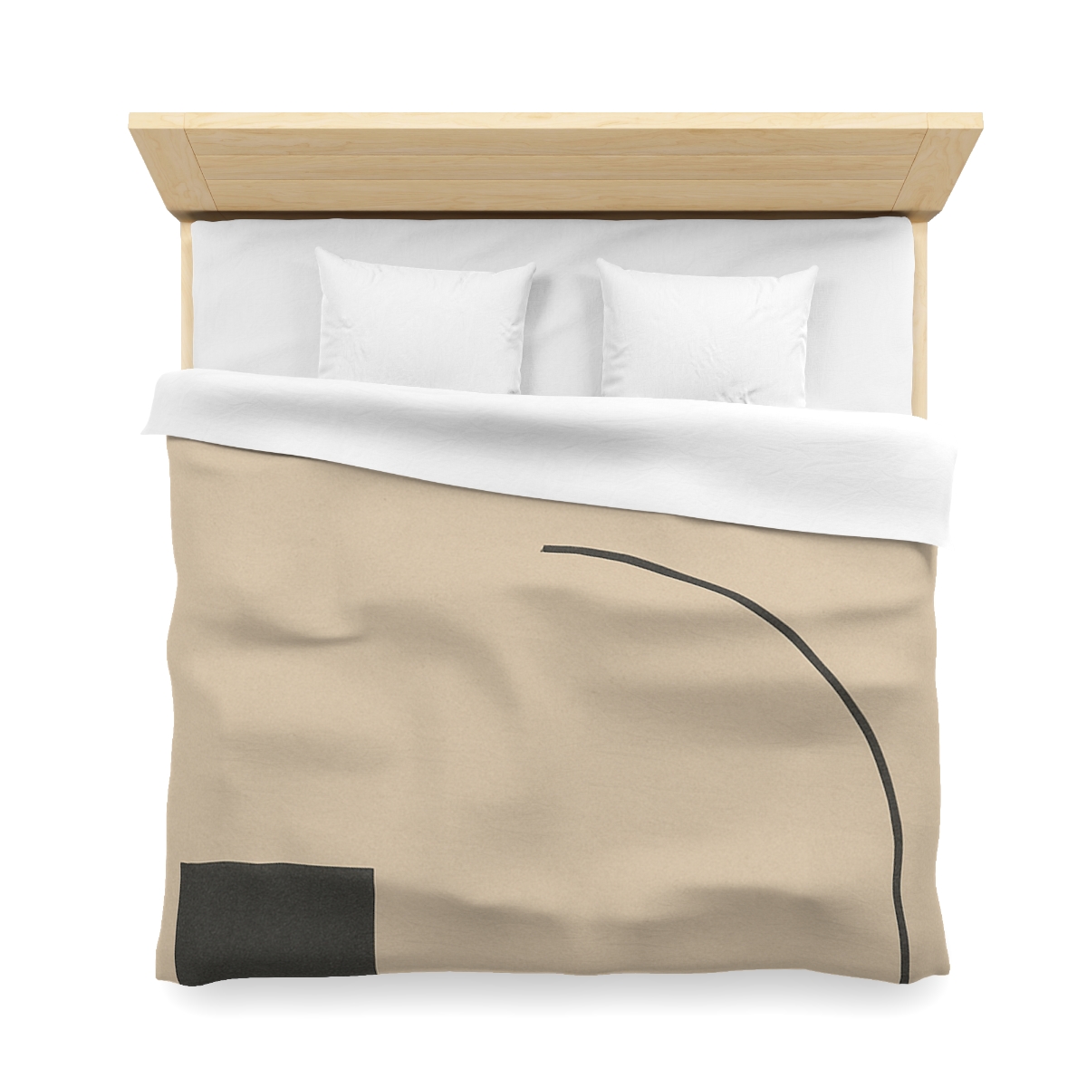 Triadic Arc And Square Balance soft comforter duvets