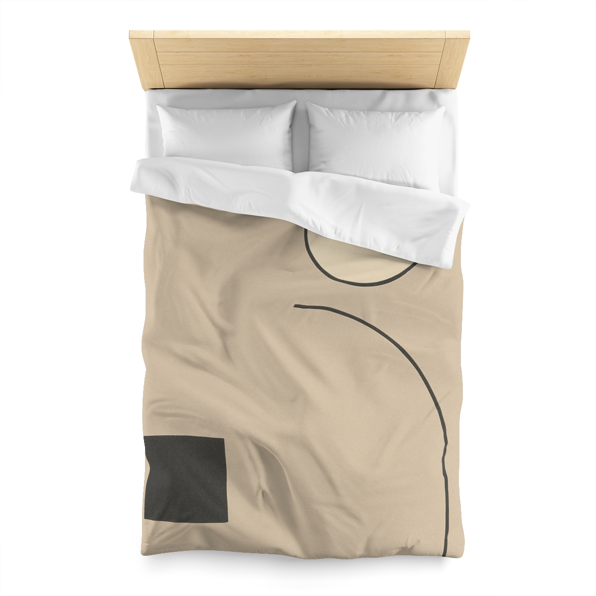 Triadic Arc And Square Balance soft comforter duvets