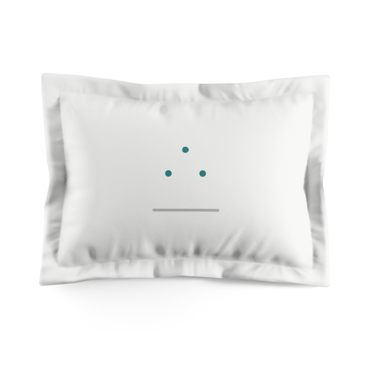 Triangle Of Dots And Silent Line stylish throw pillows