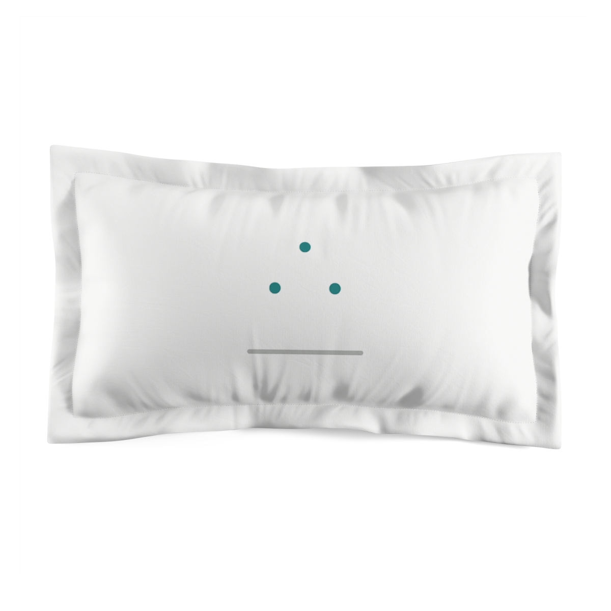 Triangle Of Dots And Silent Line stylish throw pillows