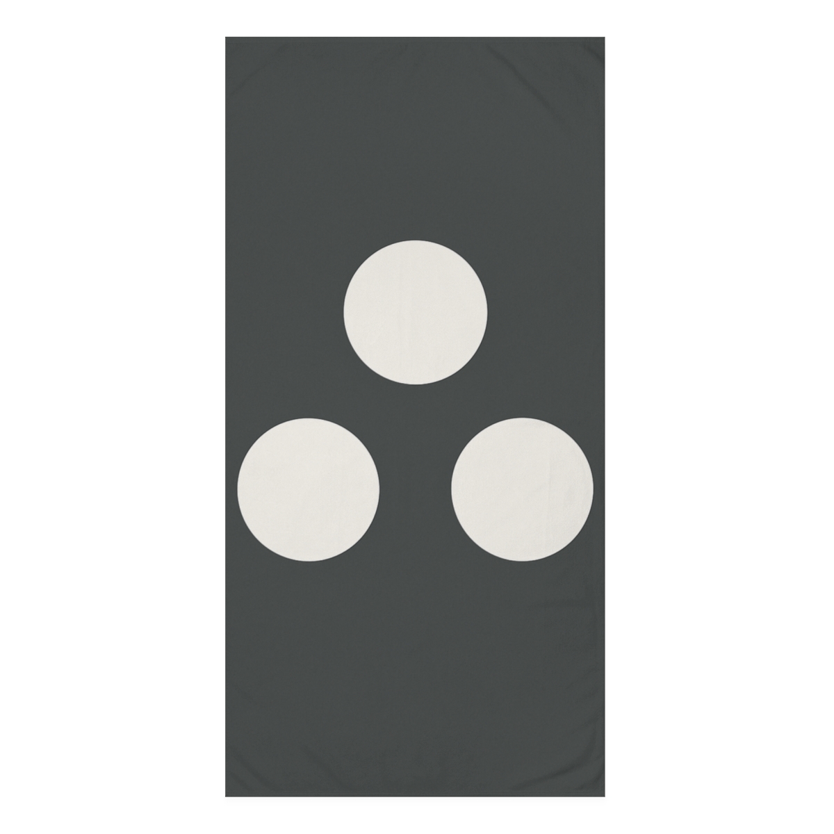 Triangular Array Of Negative Space Circles unique gift towels