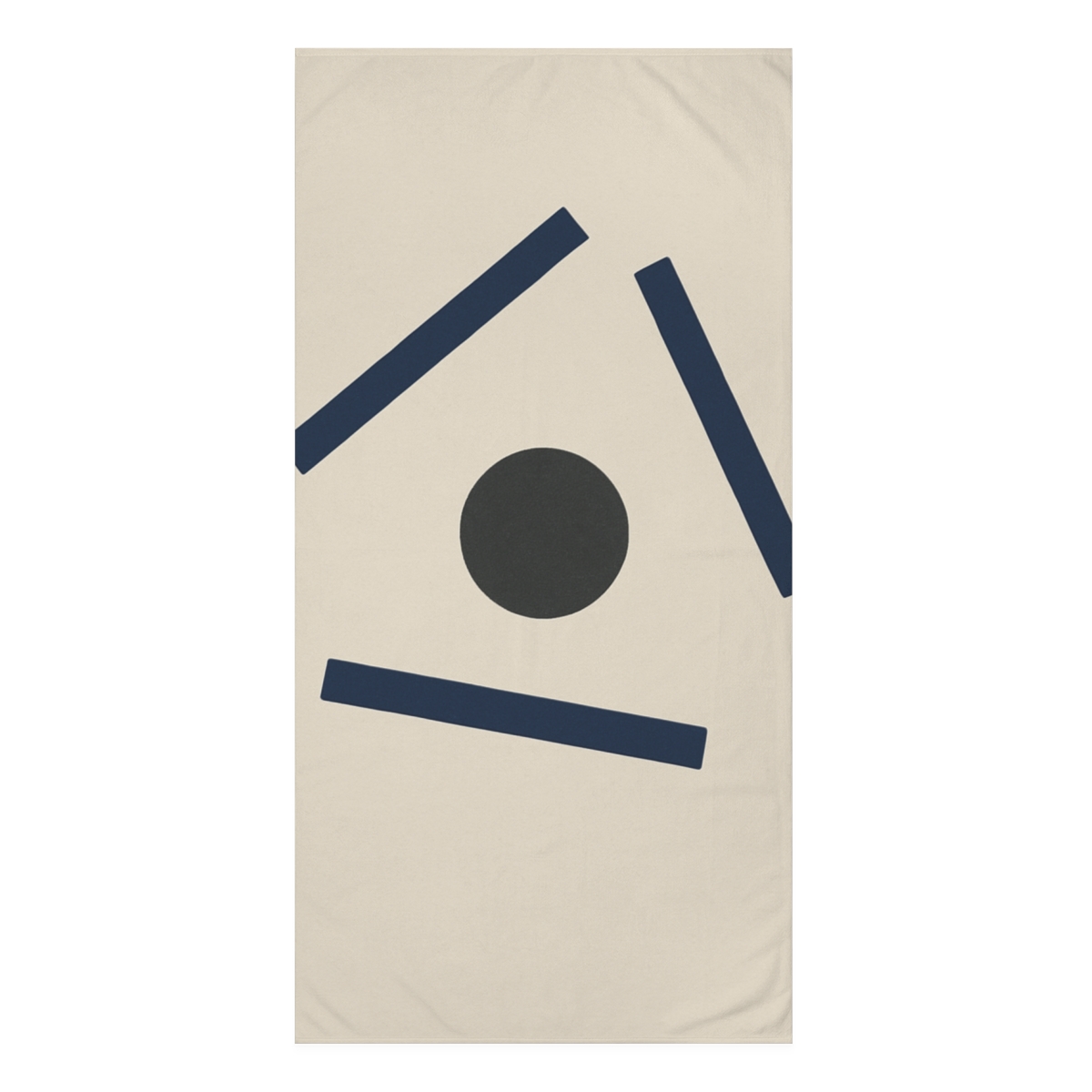 Triangular Bar And Circle Harmony unique gift towels