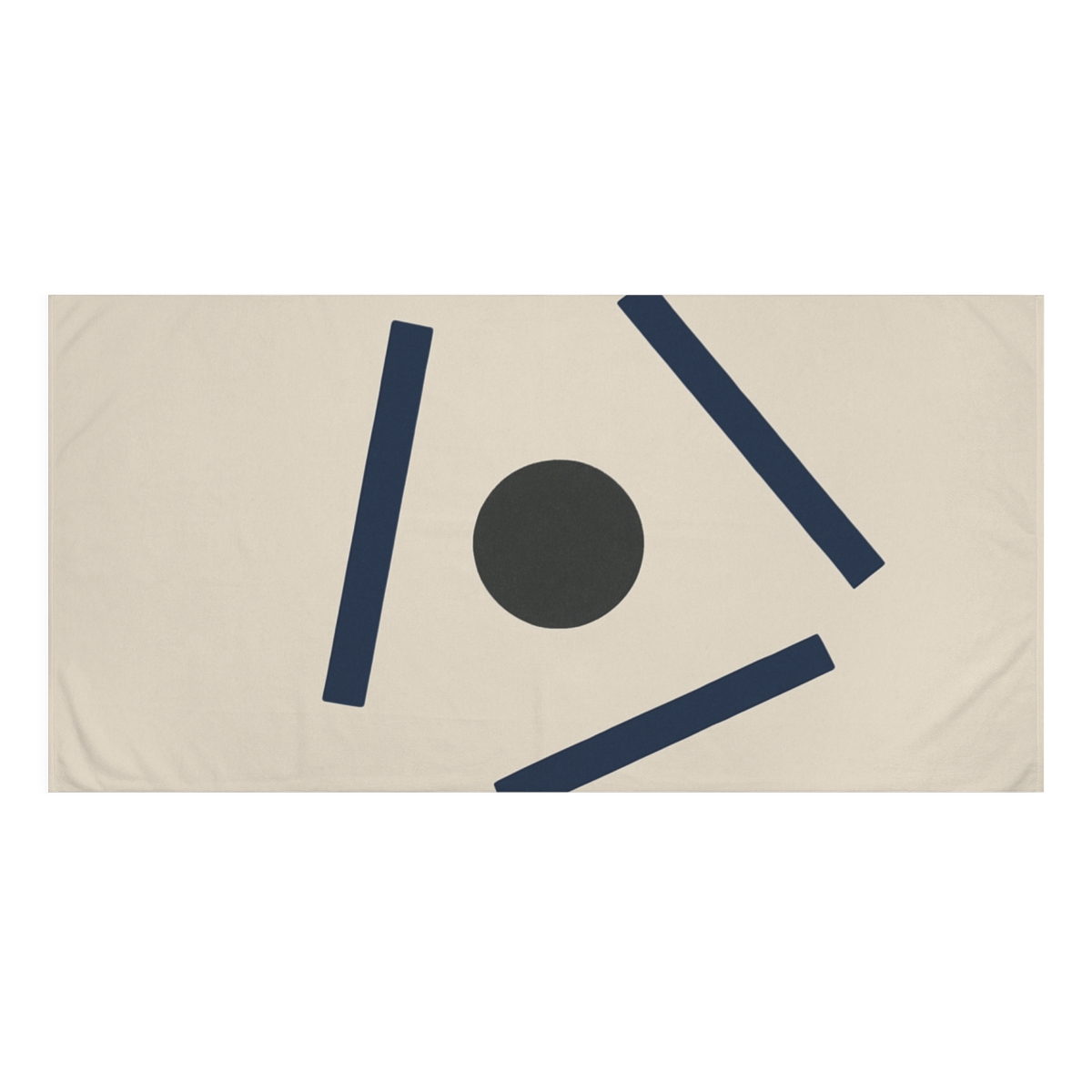 Triangular Bar And Circle Harmony unique gift towels