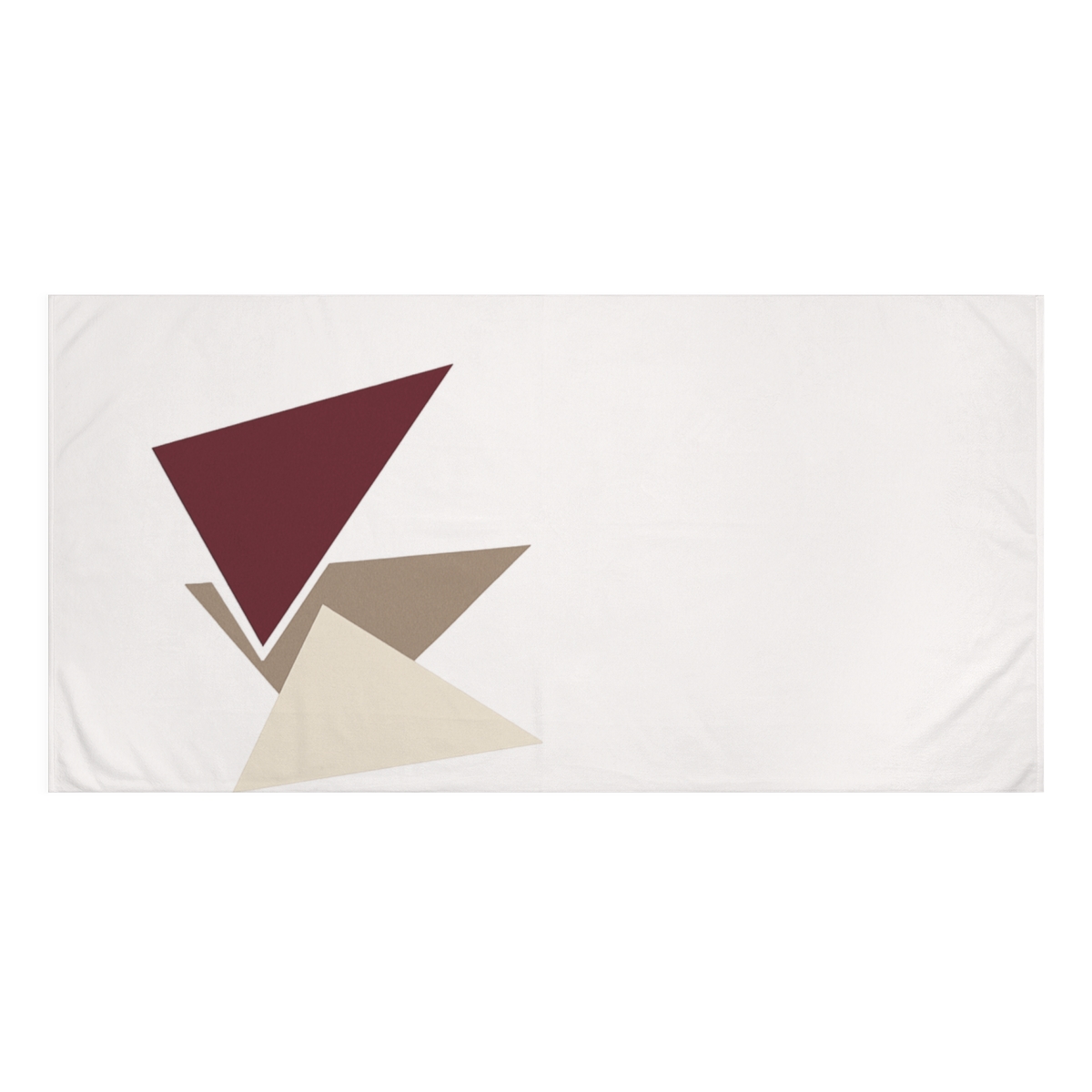 Triangular Cluster And Silent Void personalized bath towels