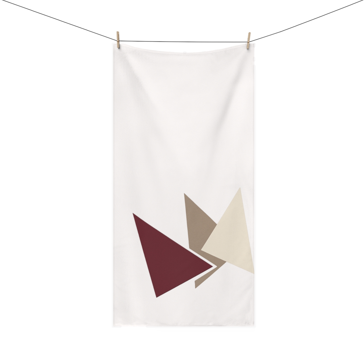 Triangular Cluster And Silent Void personalized bath towels