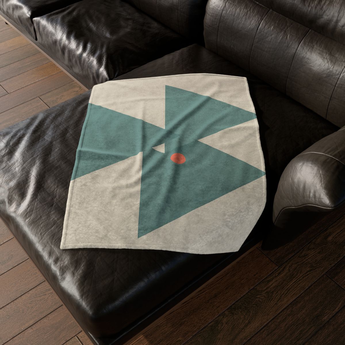 Triangular Cluster With Accent Dot designer printed blankets