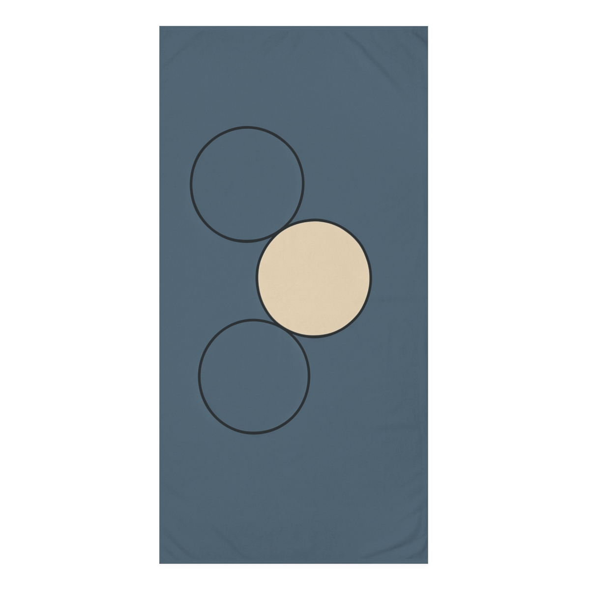 Trio Circles Harmony comfortable face towels